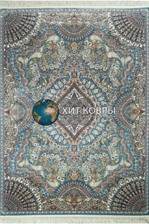 Иранский ковер Abrishim 20170 Голубой